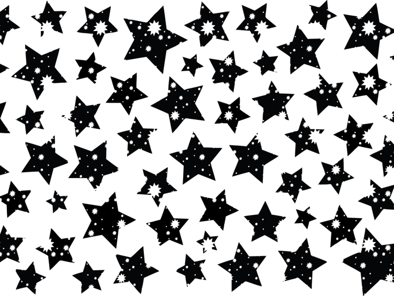 Black And White Stars wallpaper 800x600