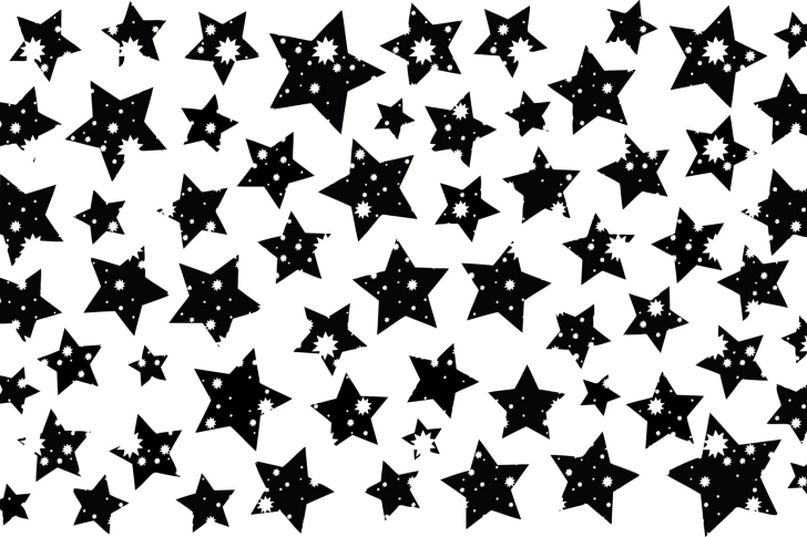 Black And White Stars wallpaper