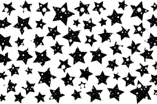 Black And White Stars Picture for Android, iPhone and iPad