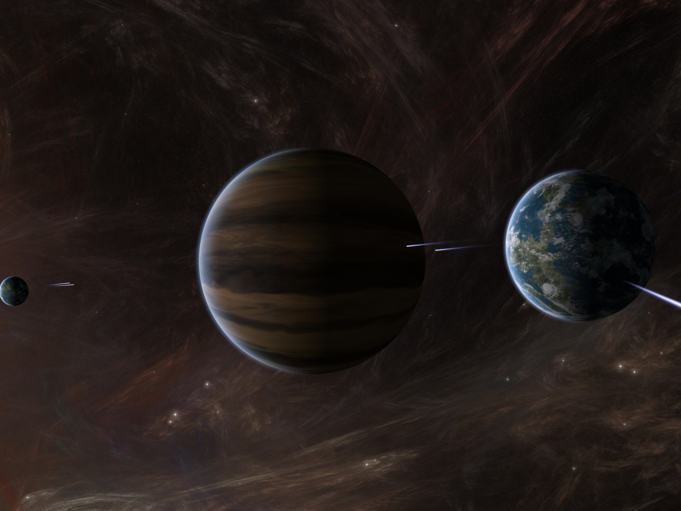 Обои Orbit of Jupiter 1400x1050