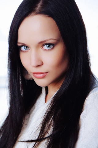 Das Katie Fey Ukrainian Model Wallpaper 320x480