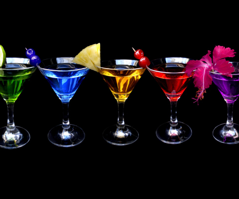 Cocktails wallpaper 480x400