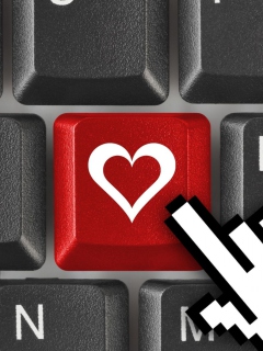 Sfondi Love Keyboard 240x320