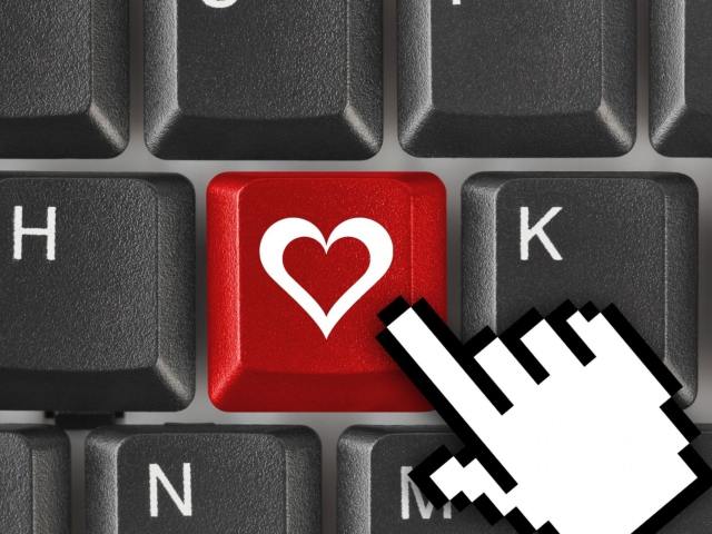 Das Love Keyboard Wallpaper 640x480