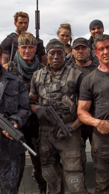 Обои The Expendables 3 360x640