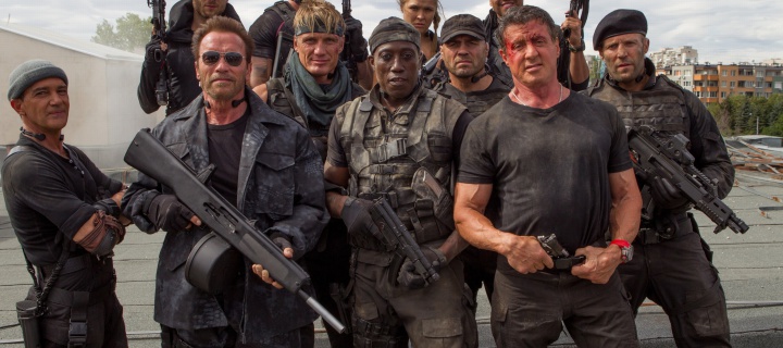 Sfondi The Expendables 3 720x320