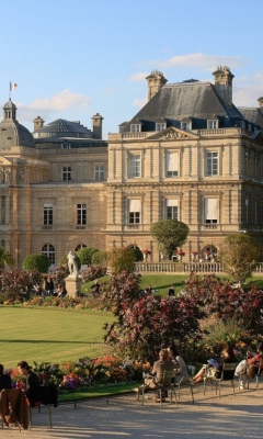 Das Luxembourg Palace Wallpaper 240x400