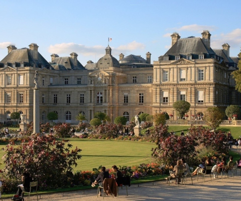 Das Luxembourg Palace Wallpaper 480x400