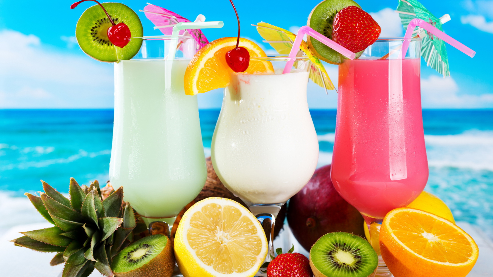 Summer Drinks wallpaper 1920x1080