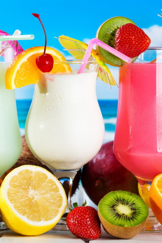 Обои Summer Drinks 320x480