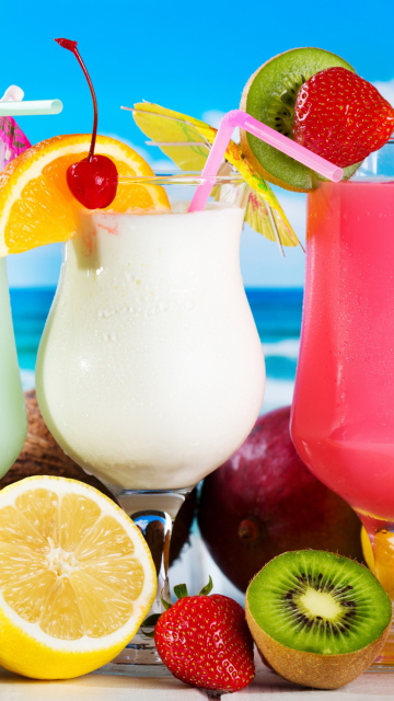 Das Summer Drinks Wallpaper 360x640