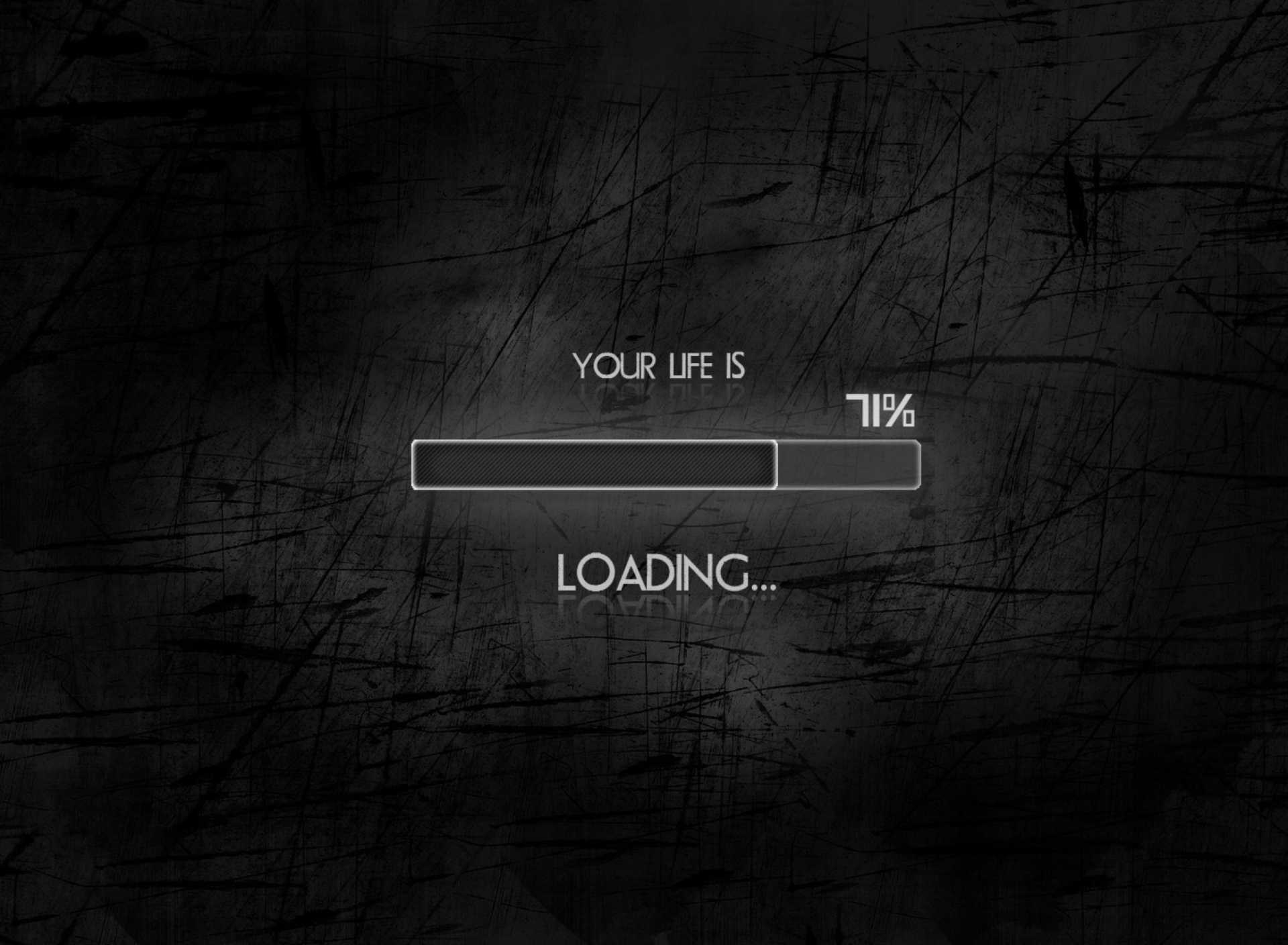Screenshot №1 pro téma Your Life Is Loading 1920x1408