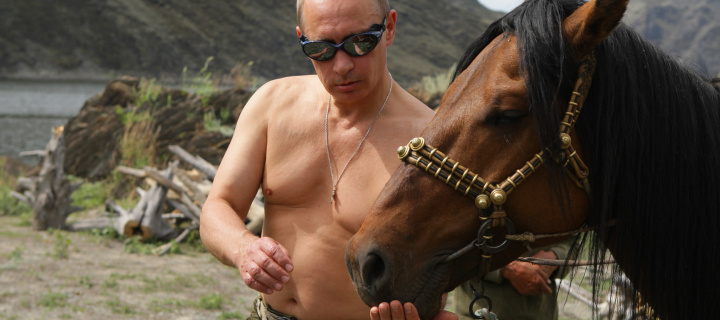 Fondo de pantalla Vladimir Putin Best President 720x320