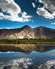 Sfondi Beautiful Mountain Scenery HDR 176x220