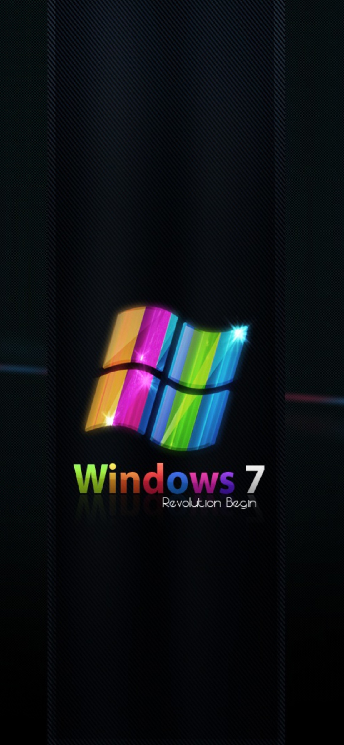 Windows 7 wallpaper 1170x2532