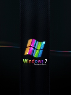 Das Windows 7 Wallpaper 240x320