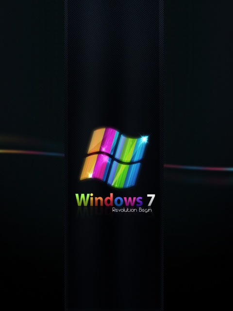 Windows 7 wallpaper 480x640