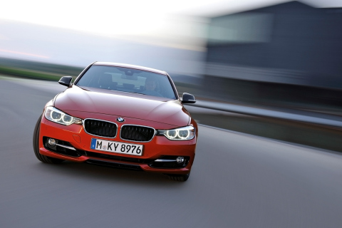 Screenshot №1 pro téma BMW 3 Series Sedan Sport Line Front Speed 480x320