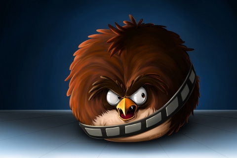 Das Angry Birds Artwork Wallpaper 480x320