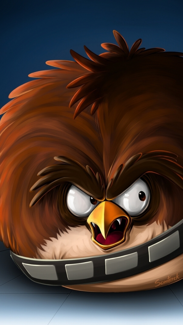 Das Angry Birds Artwork Wallpaper 750x1334