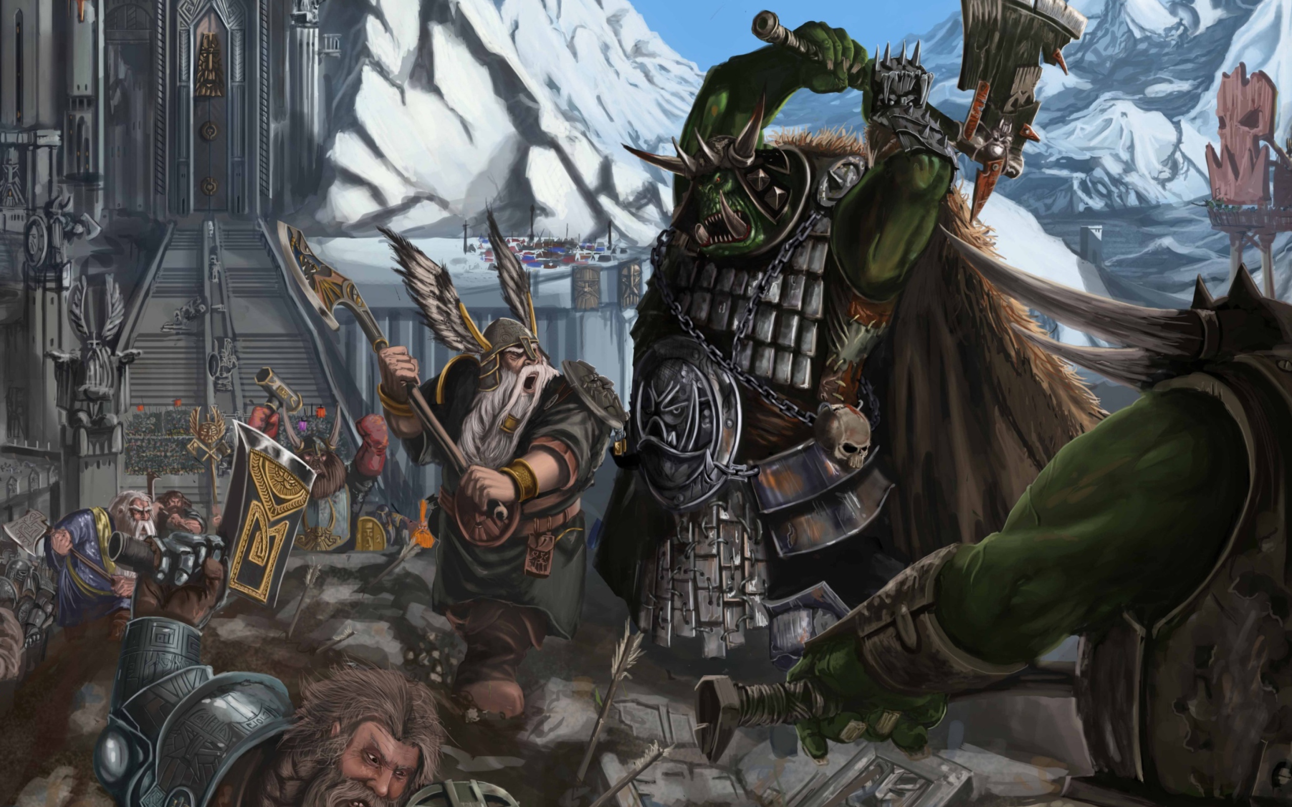 Fantasy Battle wallpaper 2560x1600
