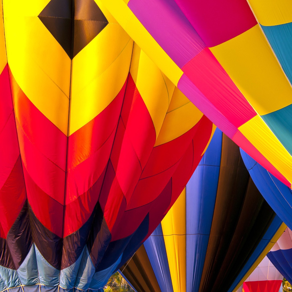 Fondo de pantalla Colorful Air Balloons 1024x1024