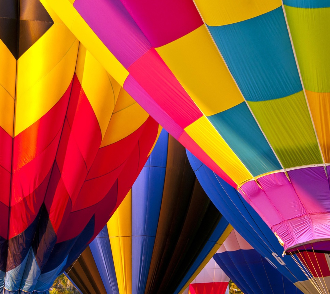 Das Colorful Air Balloons Wallpaper 1080x960