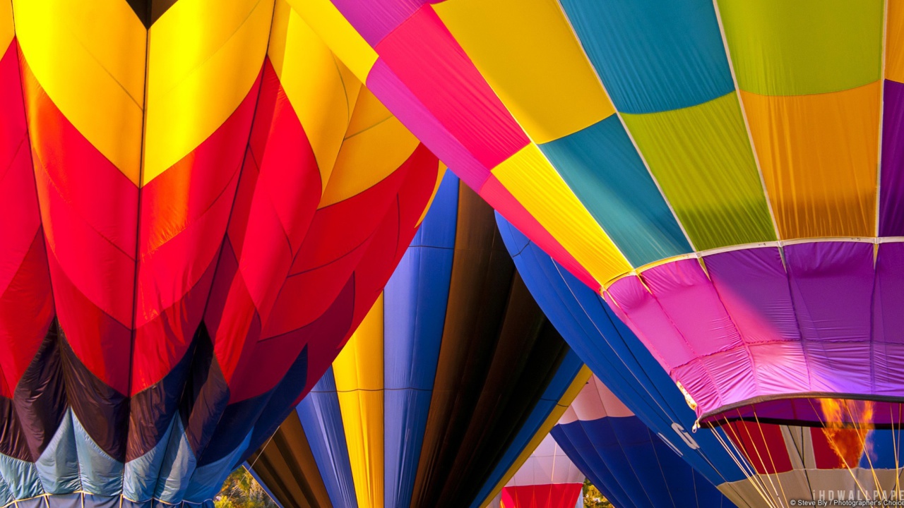 Das Colorful Air Balloons Wallpaper 1280x720