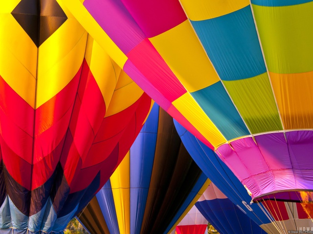 Das Colorful Air Balloons Wallpaper 640x480