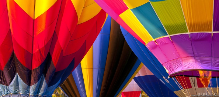 Das Colorful Air Balloons Wallpaper 720x320