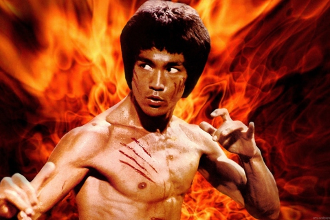 Das Bruce Lee Wallpaper 480x320