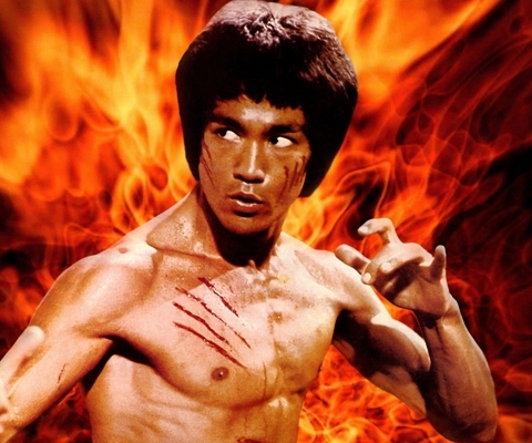 Обои Bruce Lee 480x400