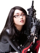 Fondo de pantalla Military Cosplay Asian Girl 132x176
