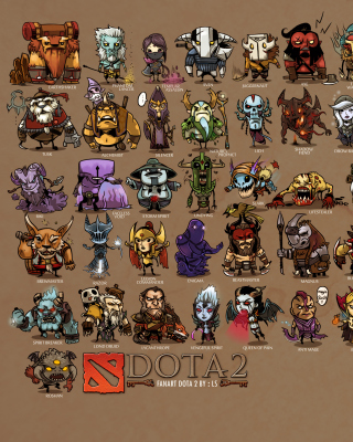 Dota 2 Characters papel de parede para celular para 640x1136