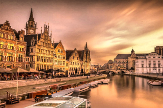 Embankment in Netherlands City Wallpaper for Android, iPhone and iPad