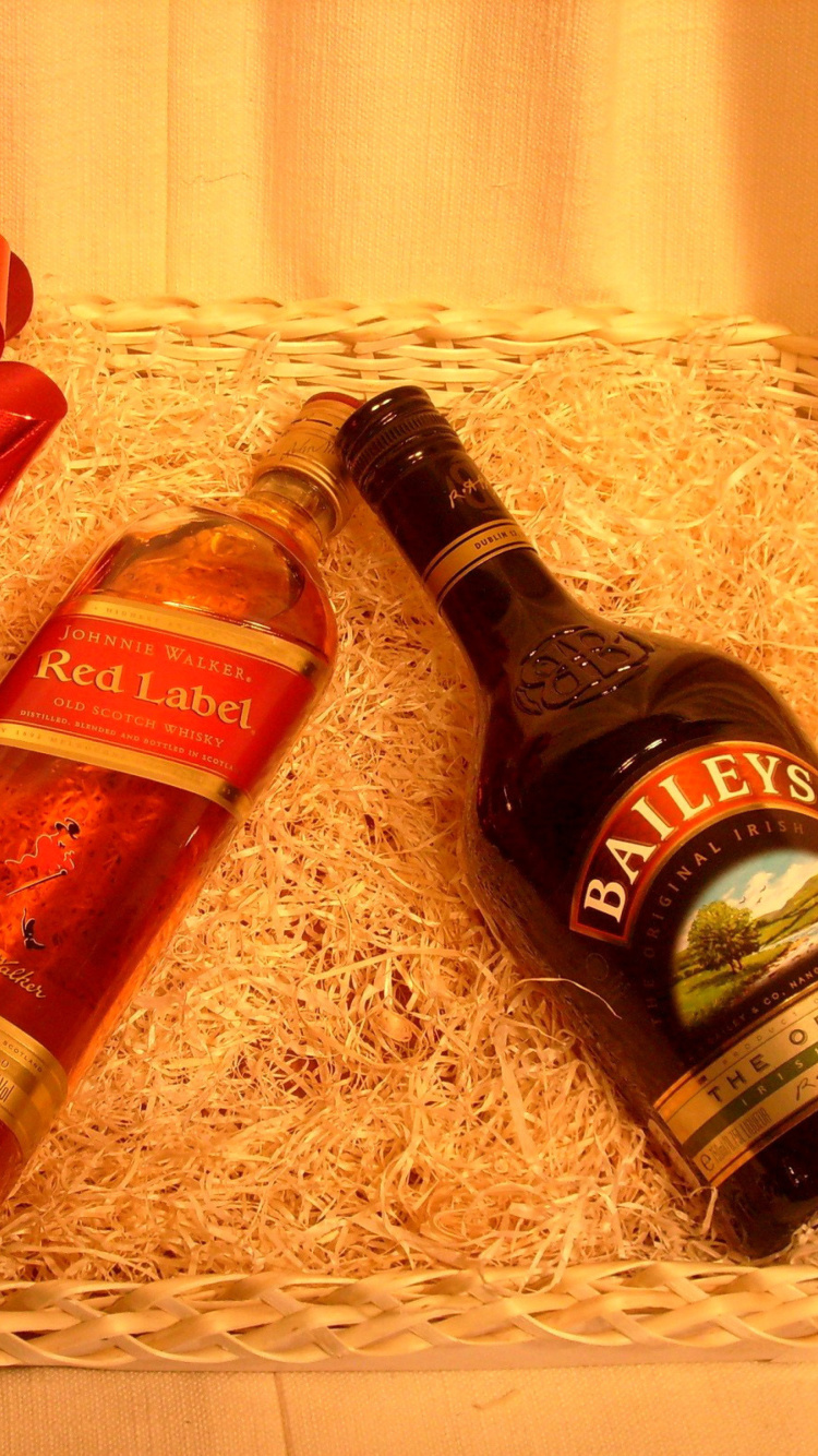 Das Baileys and Red Label Wallpaper 750x1334
