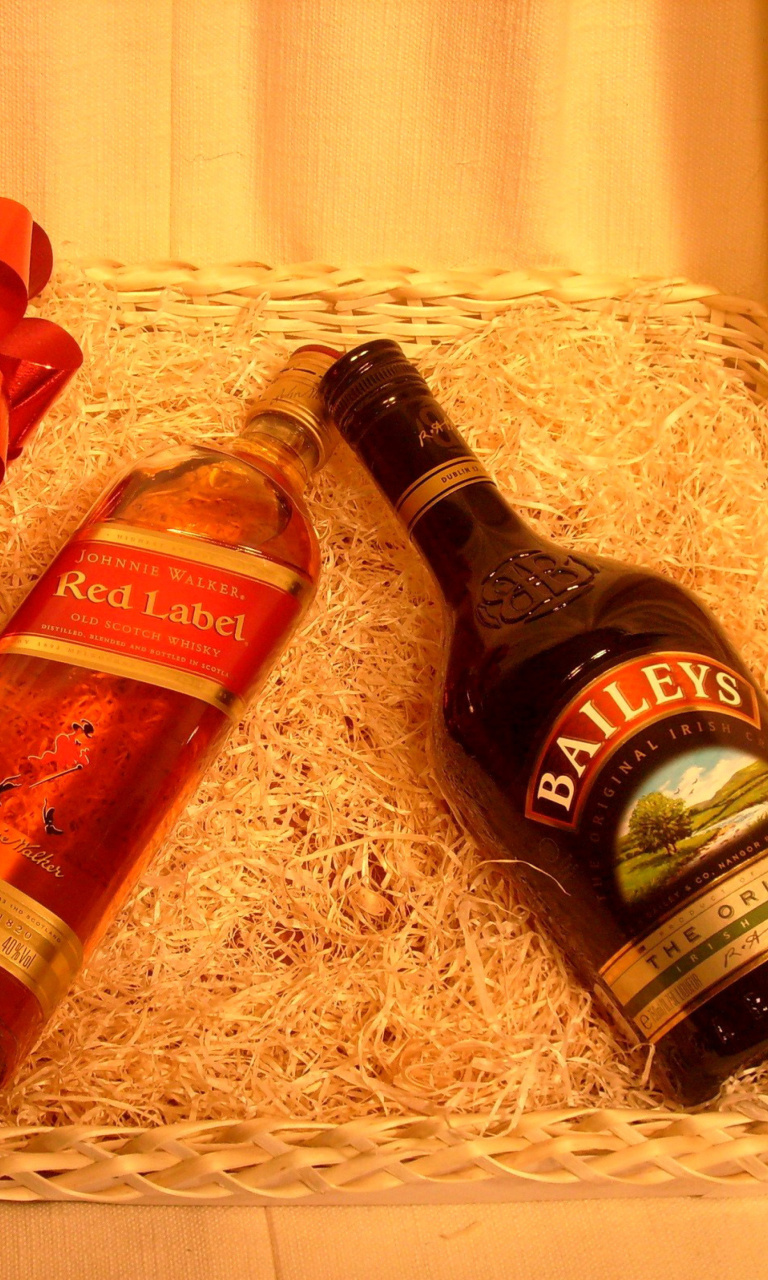 Das Baileys and Red Label Wallpaper 768x1280