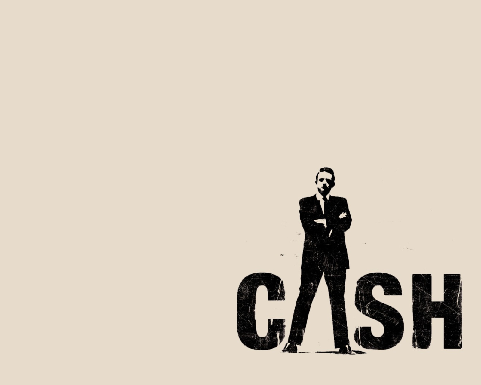 Обои Johnny Cash Music Legend 1600x1280