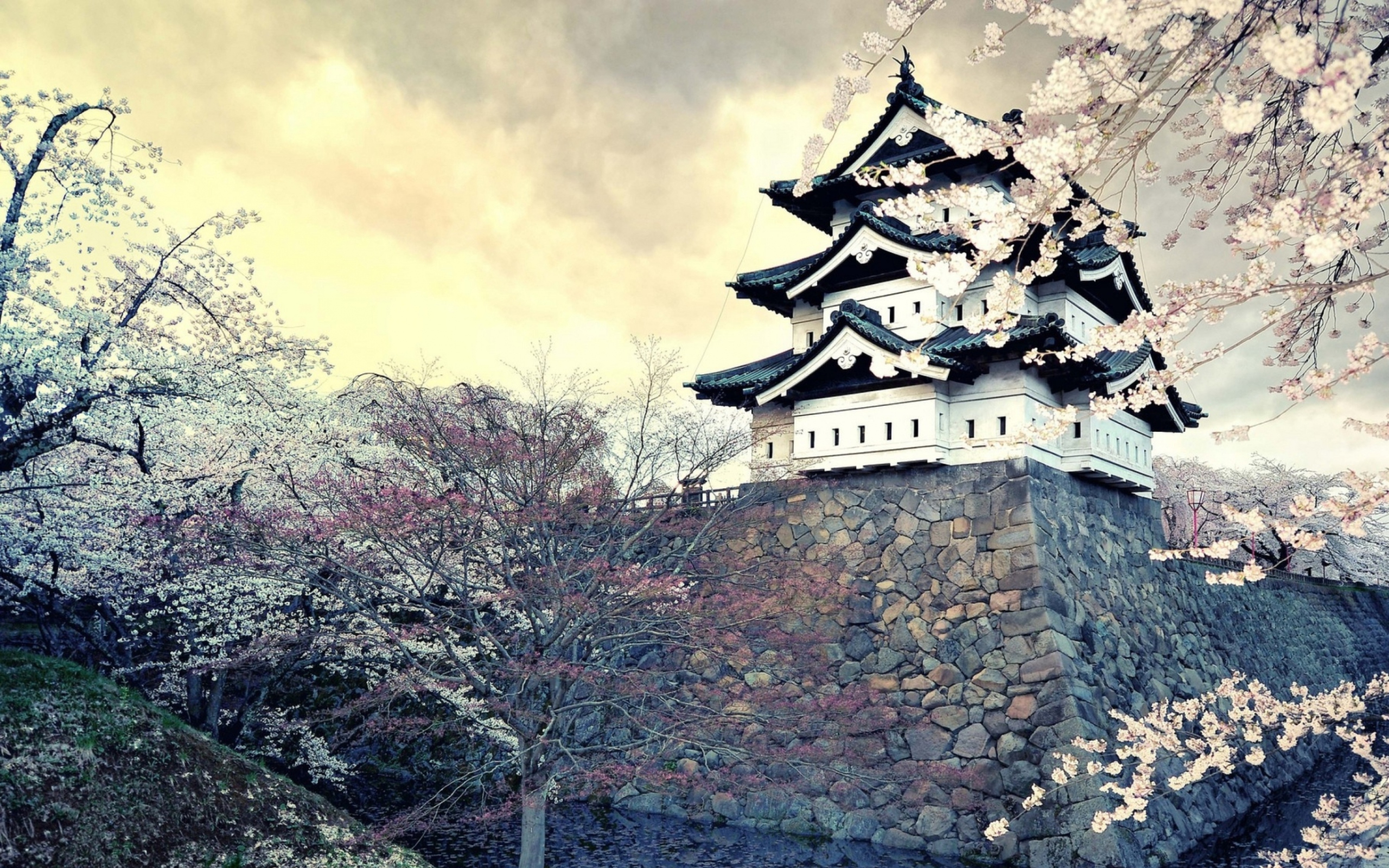 Screenshot №1 pro téma Hirosaki Castle Japan 2560x1600