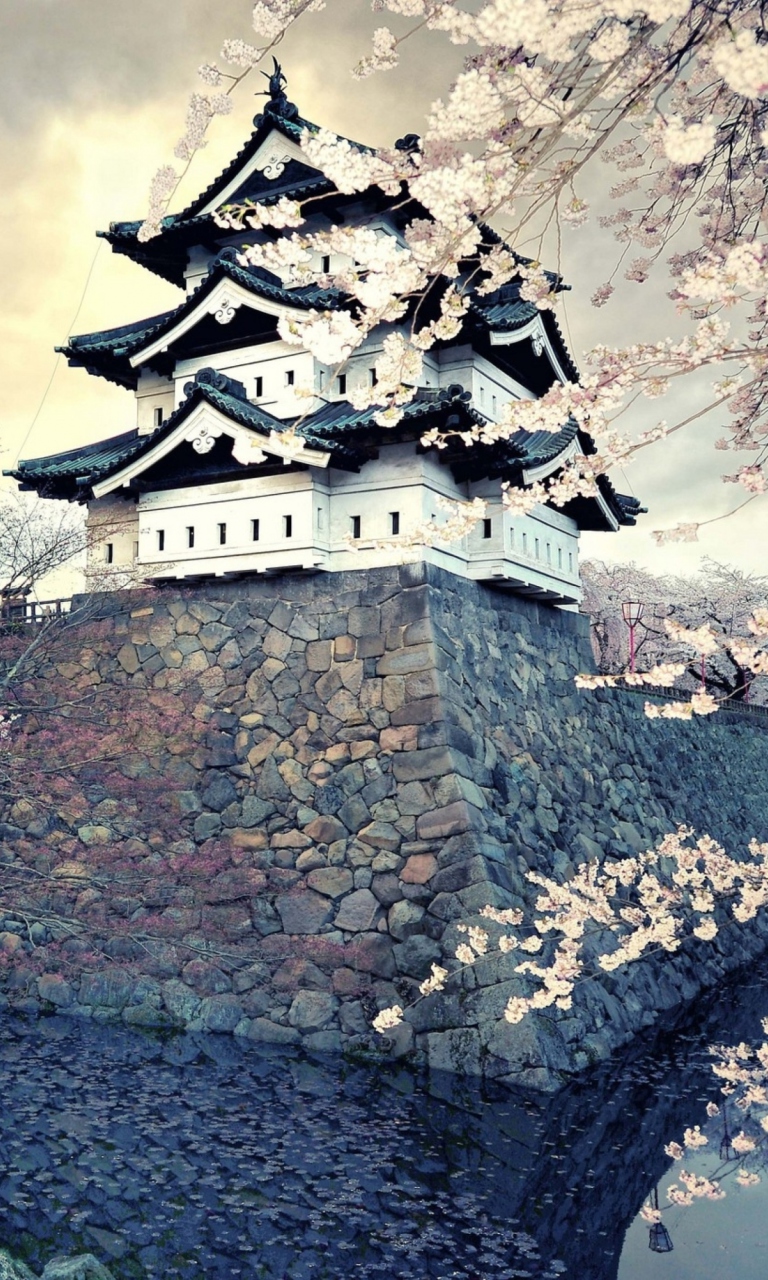 Fondo de pantalla Hirosaki Castle Japan 768x1280