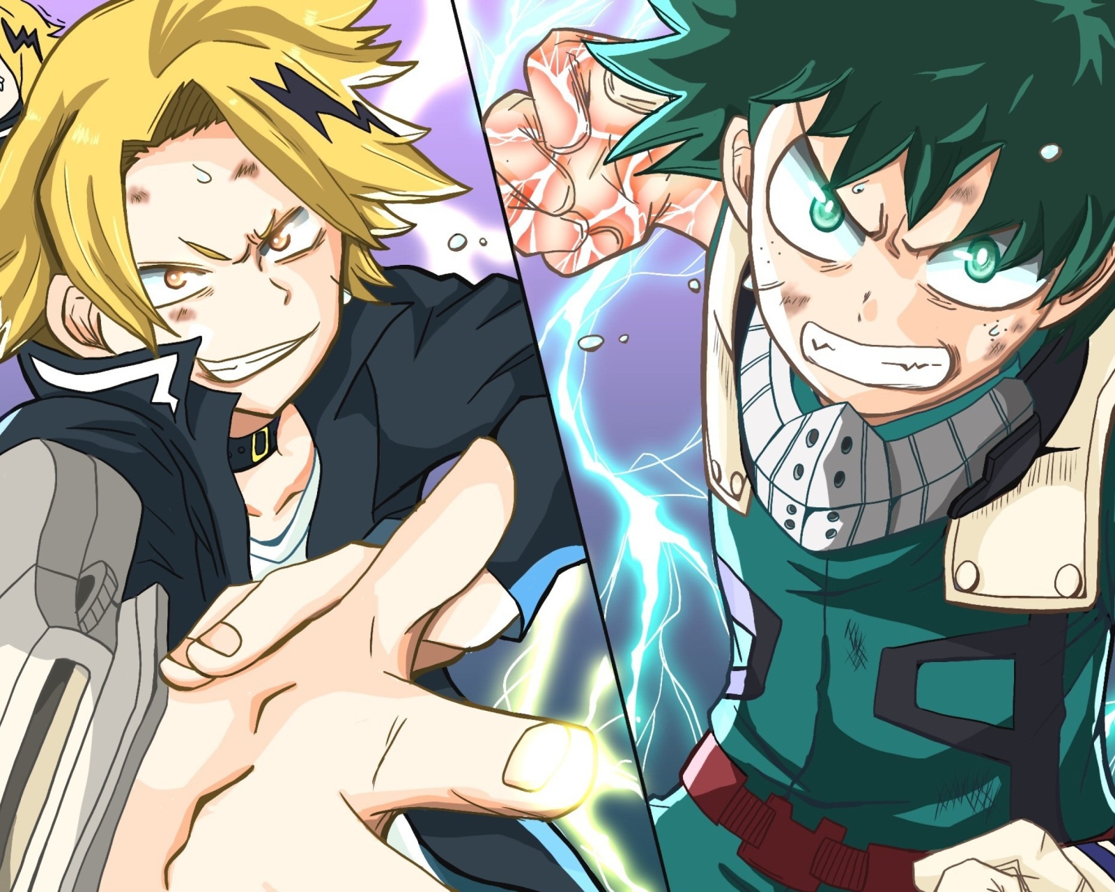 Kaminari Denki & Midoriya Izuku wallpaper 1600x1280