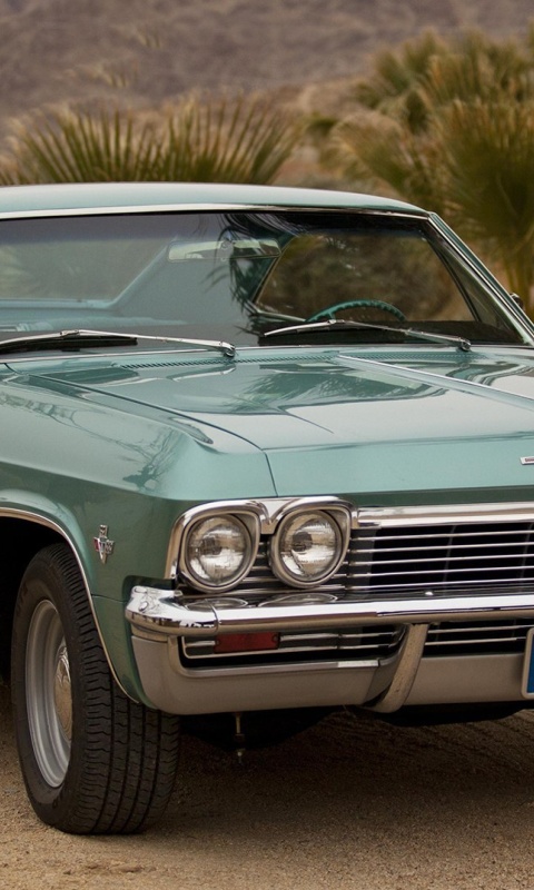 Обои Chevrolet Impala 1965 480x800