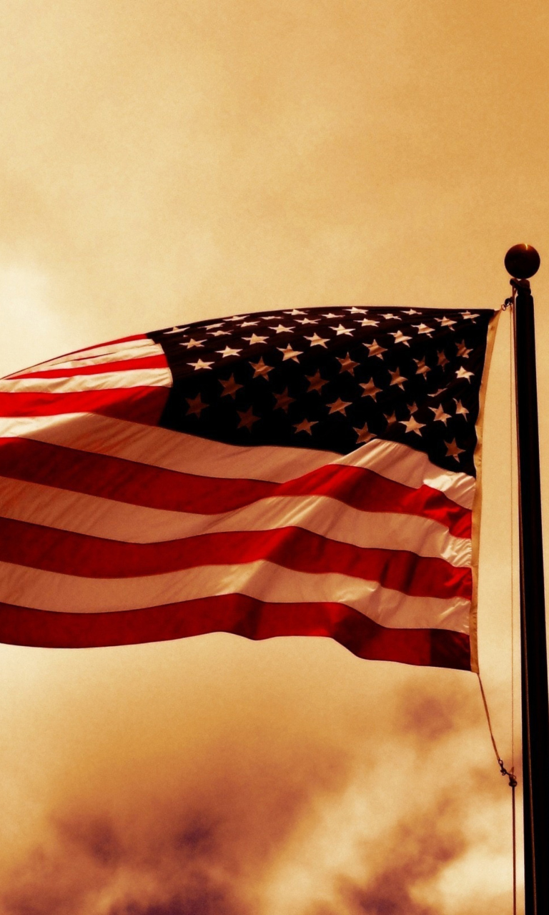 Usa Flag wallpaper 768x1280