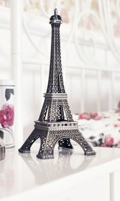 Mini Eiffel Tower wallpaper 240x400