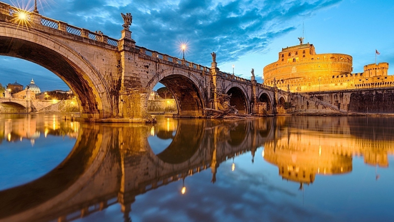 Fondo de pantalla St Angelo Bridge 1600x900