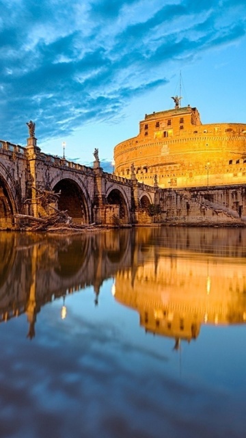 St Angelo Bridge wallpaper 360x640