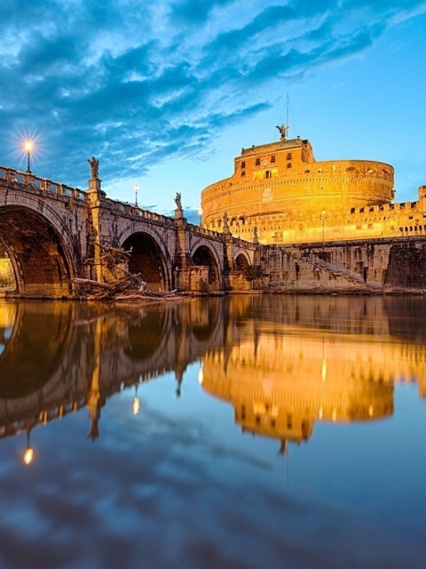 Fondo de pantalla St Angelo Bridge 480x640