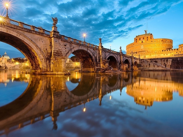 Das St Angelo Bridge Wallpaper 640x480