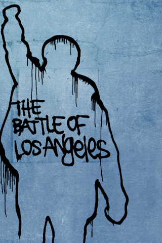 Das Battle Of Los Angeles Wallpaper 320x480