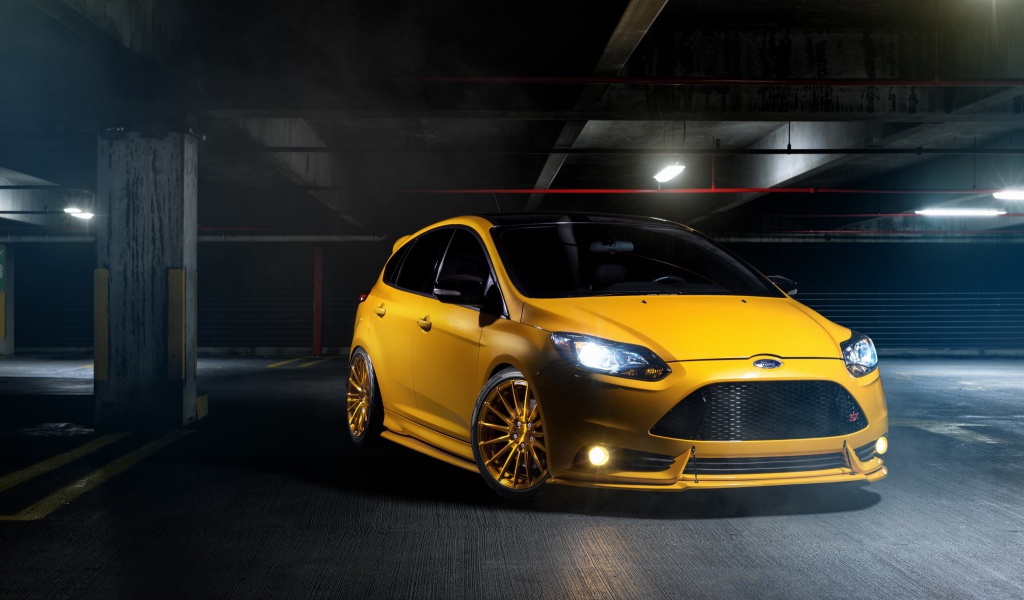 Ford Focus ST wallpaper 1024x600